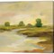 Chartreuse Fields I by Silvia Vassileva 24" x 24" Canvas Wall Art